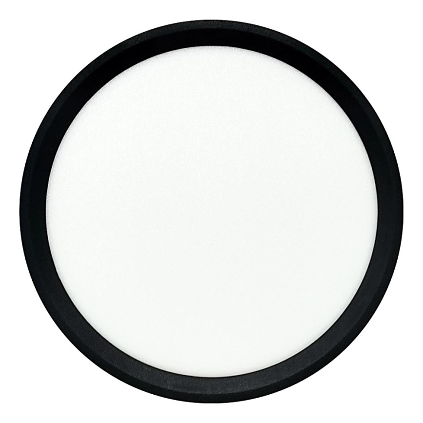 LED-plafonnière LED/18W/230V 3000/4000/6500K Ø 23 cm zwart