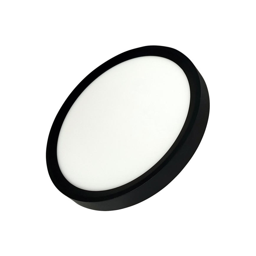 LED-plafonnière LED/18W/230V 3000/4000/6500K Ø 23 cm zwart