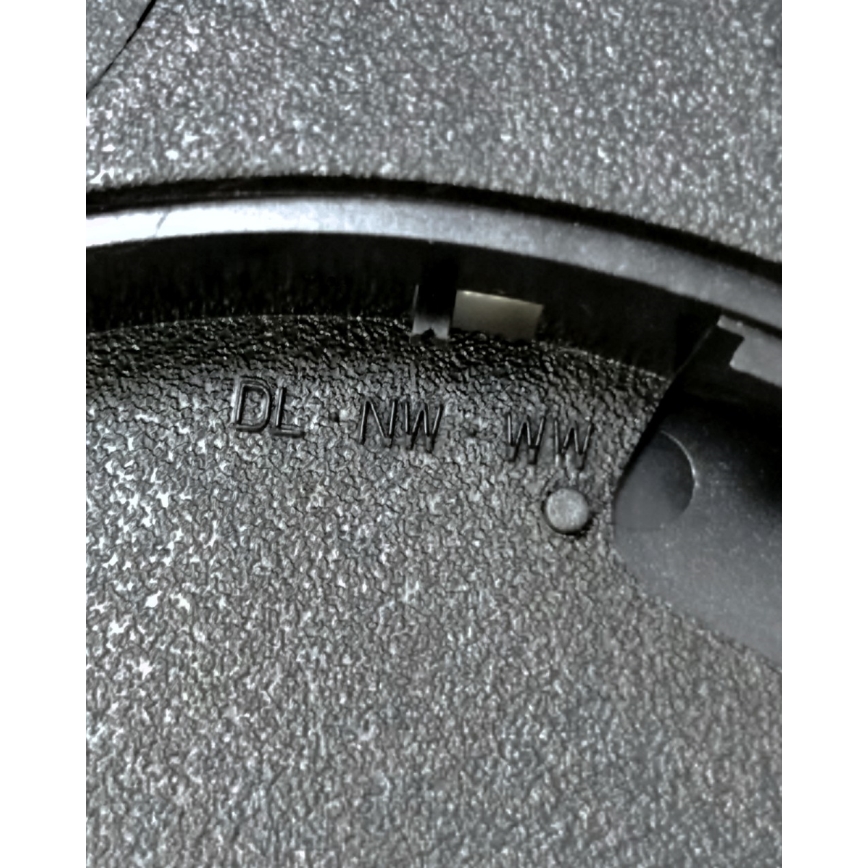 LED-plafonnière LED/18W/230V 3000/4000/6500K Ø 23 cm zwart