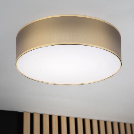 LED-plafondlamp SIRJA LED/36W/230V 4000K Ø 45 cm bruin/goud