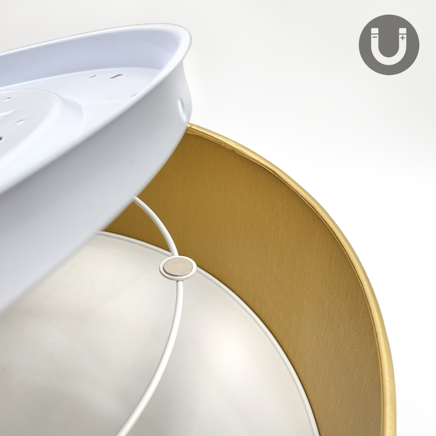 LED-plafondlamp SIRJA LED/36W/230V 4000K Ø 45 cm bruin/goud