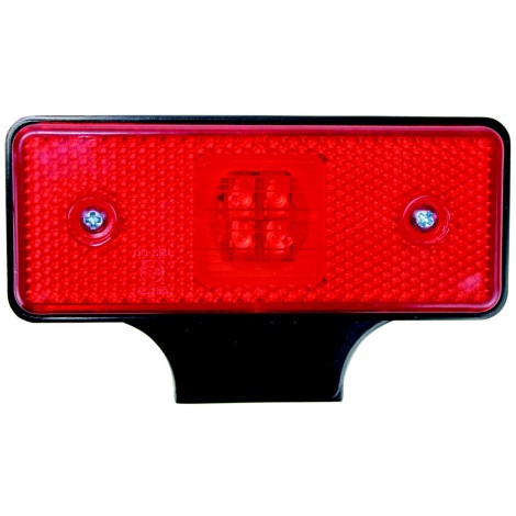 LED Reflector SINGLE LED/0,2W/12-24V IP67 rood
