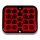 LED Reflector SINGLE LED/1,9W/12V IP67 rood