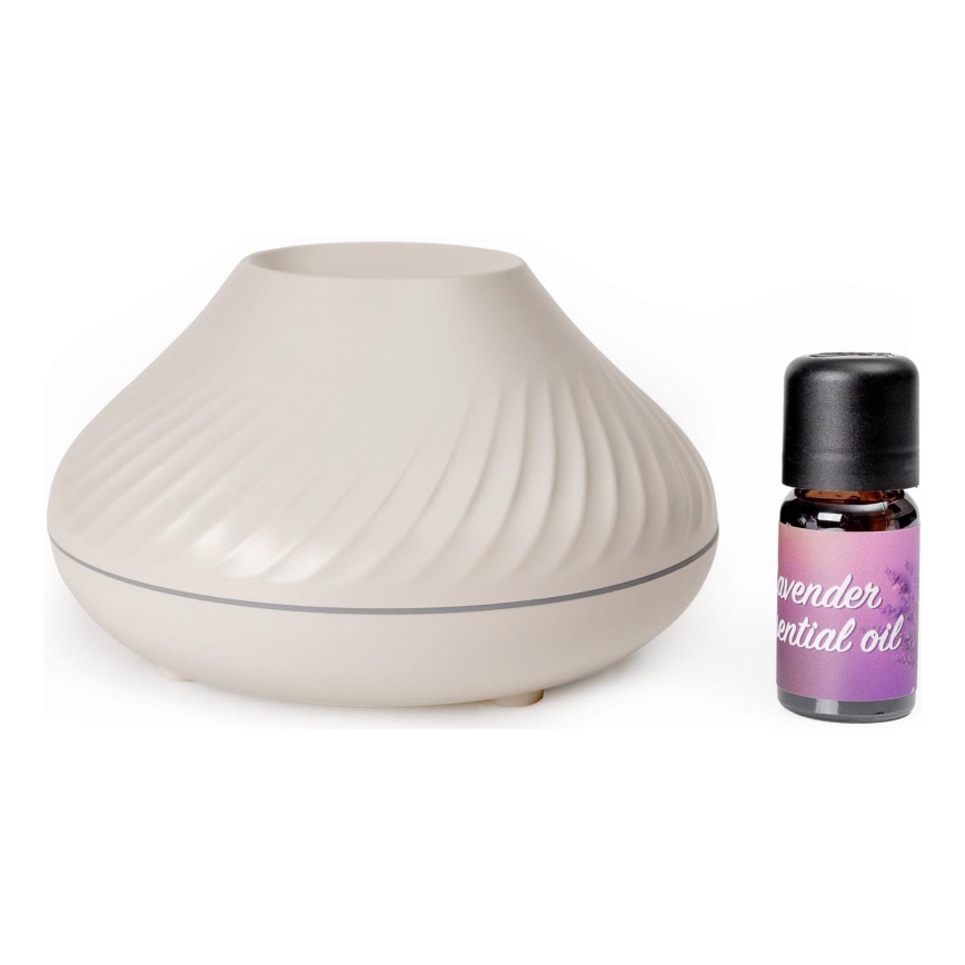 LED RGB Aroma diffuser met vlamimitatie LED/6,5W/5V 130ml wit