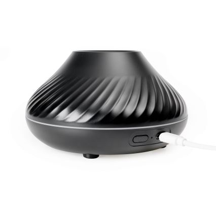 LED RGB Aroma diffuser met vlamimitatie LED/6,5W/5V 130ml zwart