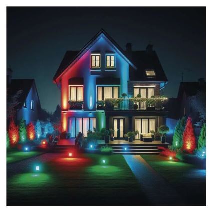 LED RGB+CCT Dimbare schijnwerper GoSmart LED/20W/230V 3000-6500K IP65 Wi-Fi Tuya