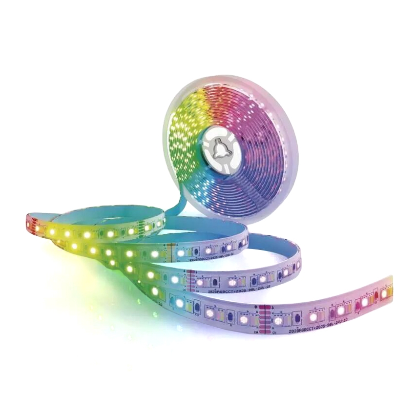 LED RGB+CCT Dimbare strip GOSMART LED/21W/230V 5 m 2700-6500K IP44 Wi-Fi + afstandsbediening