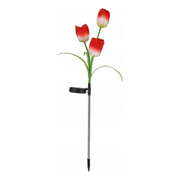 LED RGB decoratieve tuinlamp op zonne-energie 3xLED/3,7V 200 mAh IP44 tulp
