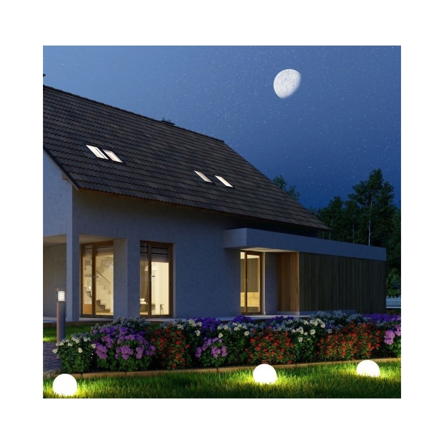 LED RGB Dimbaar buitenshuis lamp LED/1W/5V 1000 mAh 30 cm IP67 + afstandsbediening