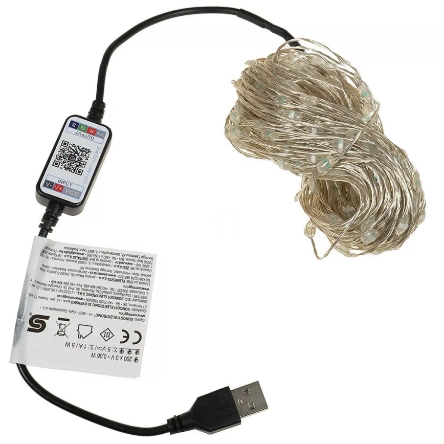 LED RGB dimbaar lichtsnoer — 200 LEDs, 29 functies, 20,4 m
