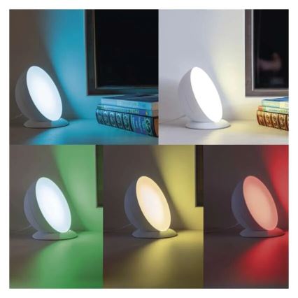 LED RGB Dimbaar tafellamp GoSmart LED/7W/230V Wi-Fi wit