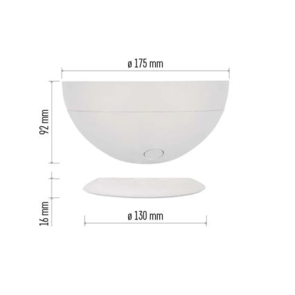 LED RGB Dimbaar tafellamp GoSmart LED/7W/230V Wi-Fi wit
