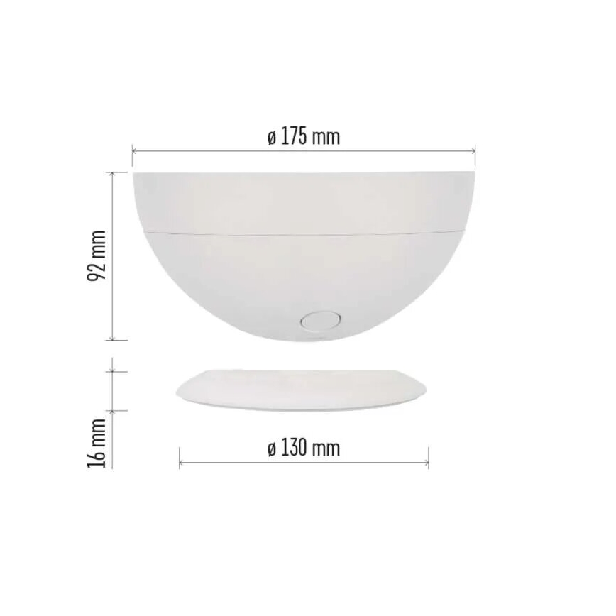 LED RGB Dimbaar tafellamp GoSmart LED/7W/230V Wi-Fi wit