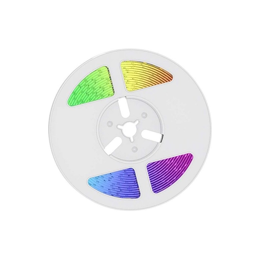 LED RGB Dimbaar zonne- strip LED/1,2W/3,7V IP67 5m + afstandsbediening