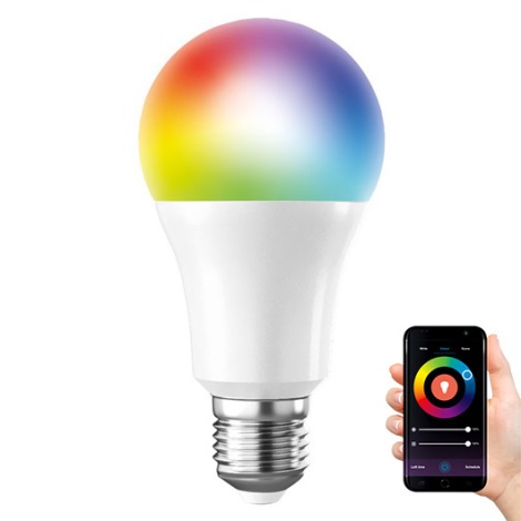 LED RGB dimbare lamp SMART E27/10W/230V | Lampenmanie