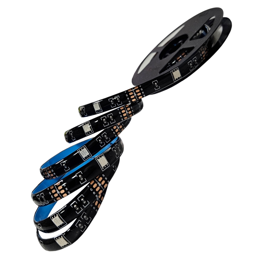 LED RGB Dimbare strip LED/6W/5V USB 2 m + afstandsbediening