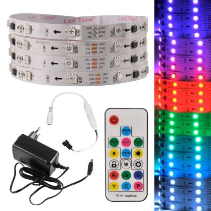 LED RGB Dimbare Strip MAGIC 2 m LED/12W/230V + Afstandsbediening