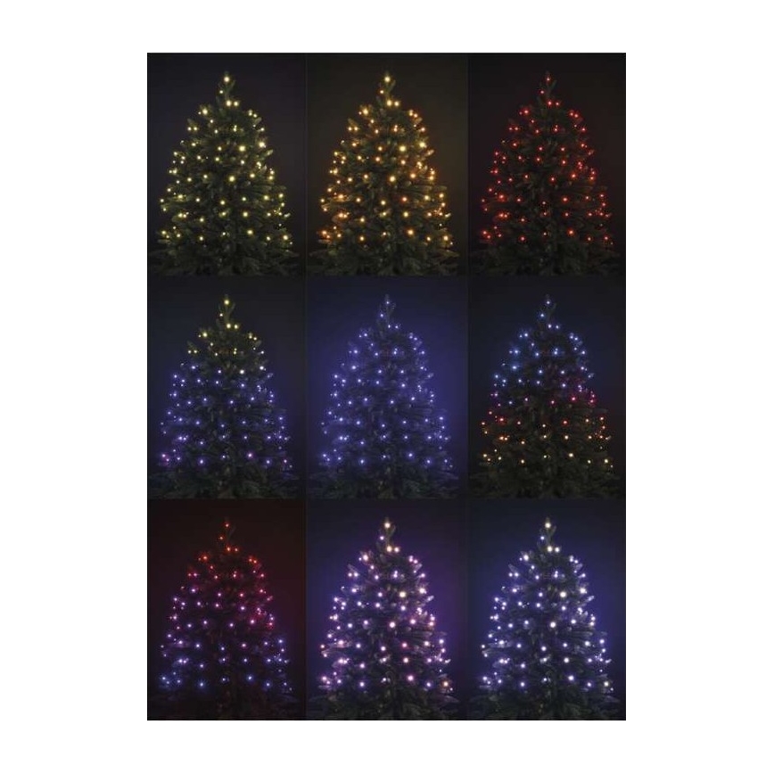 LED RGB Kerst Lichtketting voor Buiten 96xLED/72 modi 13m IP44 + afstandsbediening