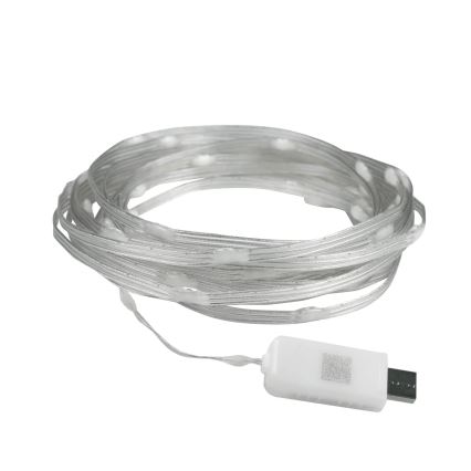 LED RGB Kerst lichtsnoer LED/10W/5V 10 m USB + afstandsbediening
