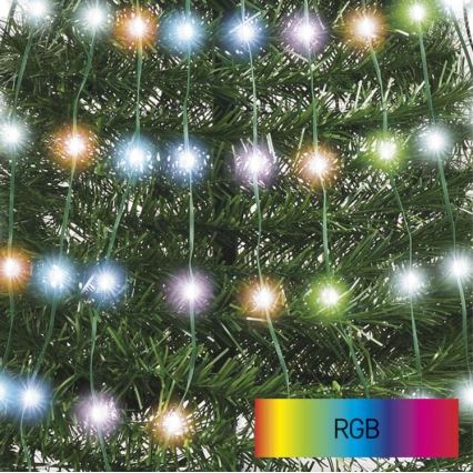 LED RGB Kerstboom met Lichtketting 304xLED/16 modi 1,8m + afstandsbediening