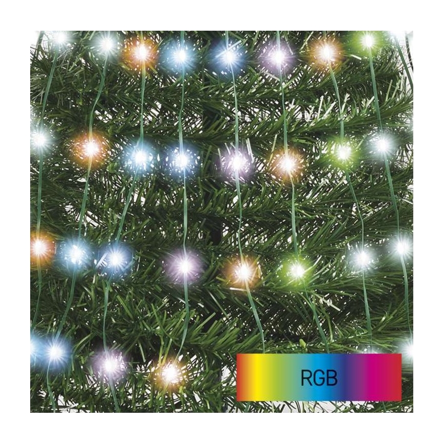 LED RGB Kerstboom met Lichtketting 304xLED/16 modi 1,8m + afstandsbediening