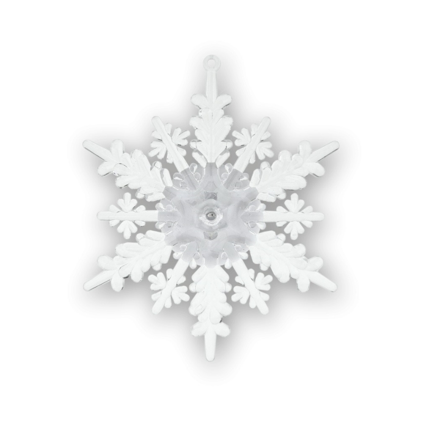 LED RGB kerstdecoratie met zuignap LED/3xLR44 sneeuwvlok