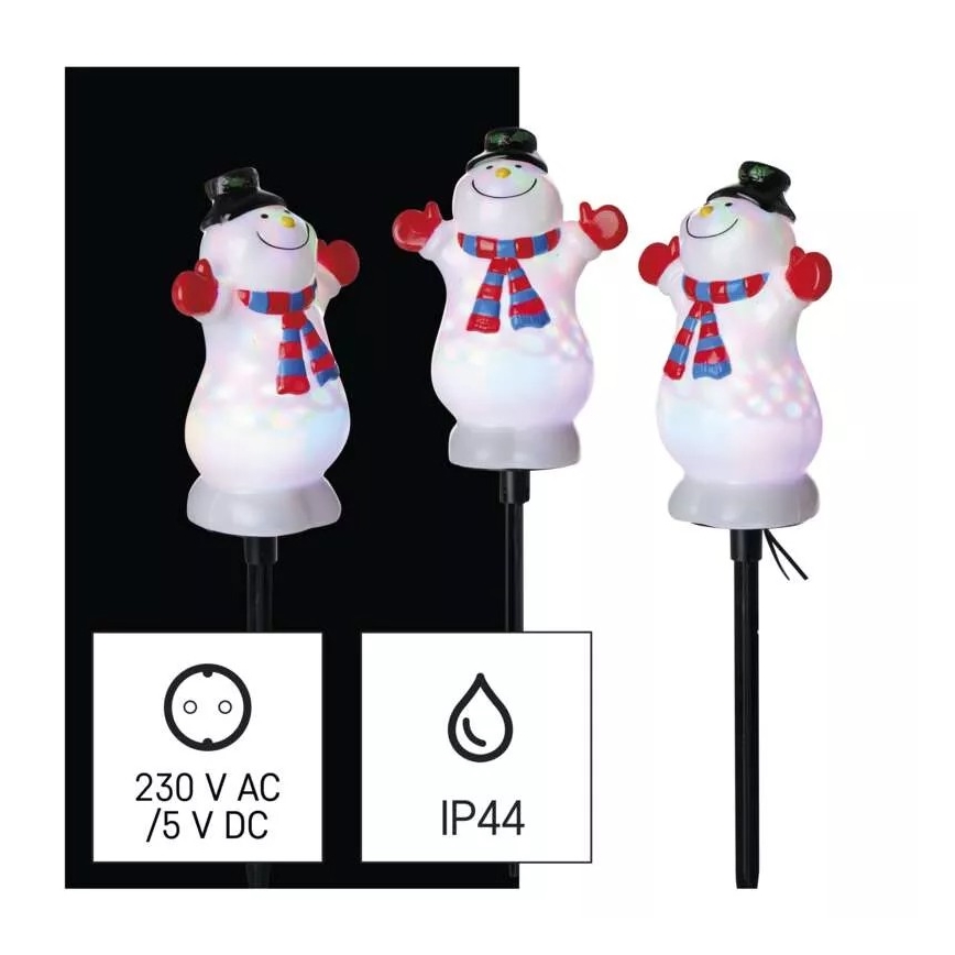 LED RGB Kerstmis buitenshuis decoratie LED/5W/5/230V IP44