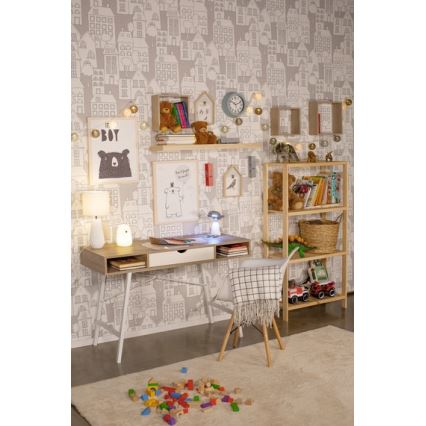 LED RGB Kinder Touchlamp BEAR LED/0,8W/5V wit + USB