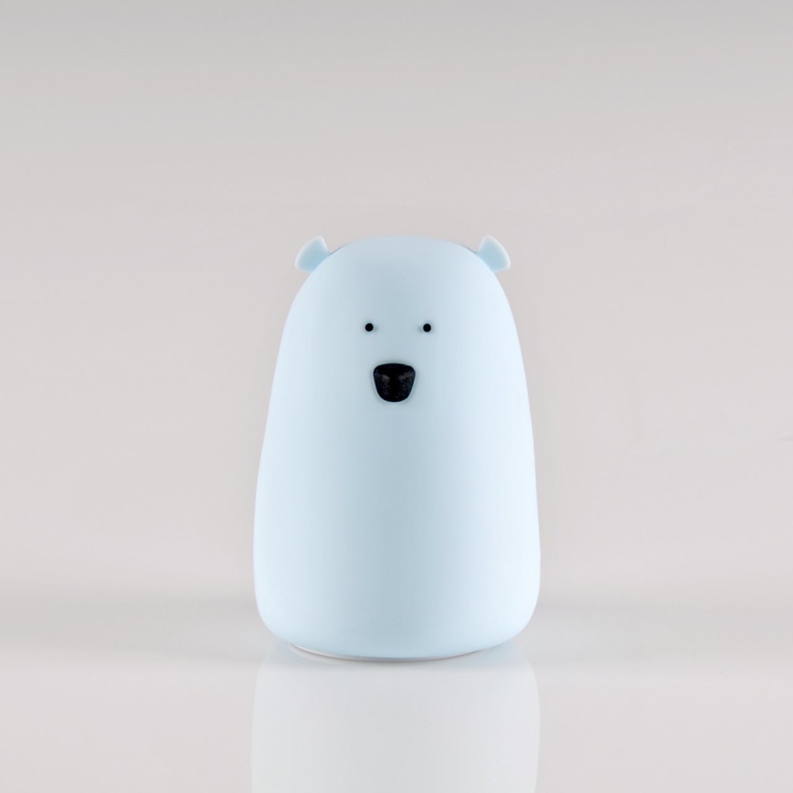 LED RGB Kinderen aanraken klein lamp BEAR LED/0,8W/5V blauw