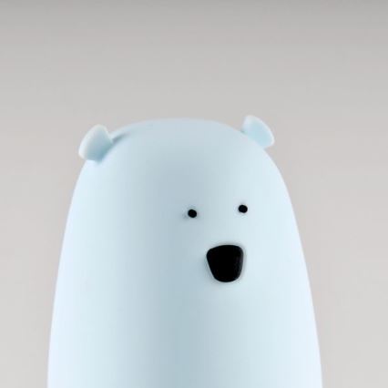 LED RGB Kinderen aanraken klein lamp BEAR LED/0,8W/5V blauw