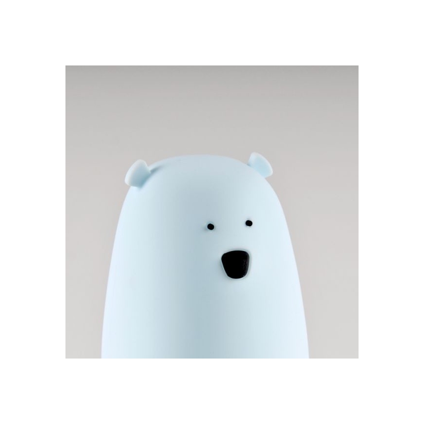LED RGB Kinderen aanraken klein lamp BEAR LED/0,8W/5V blauw