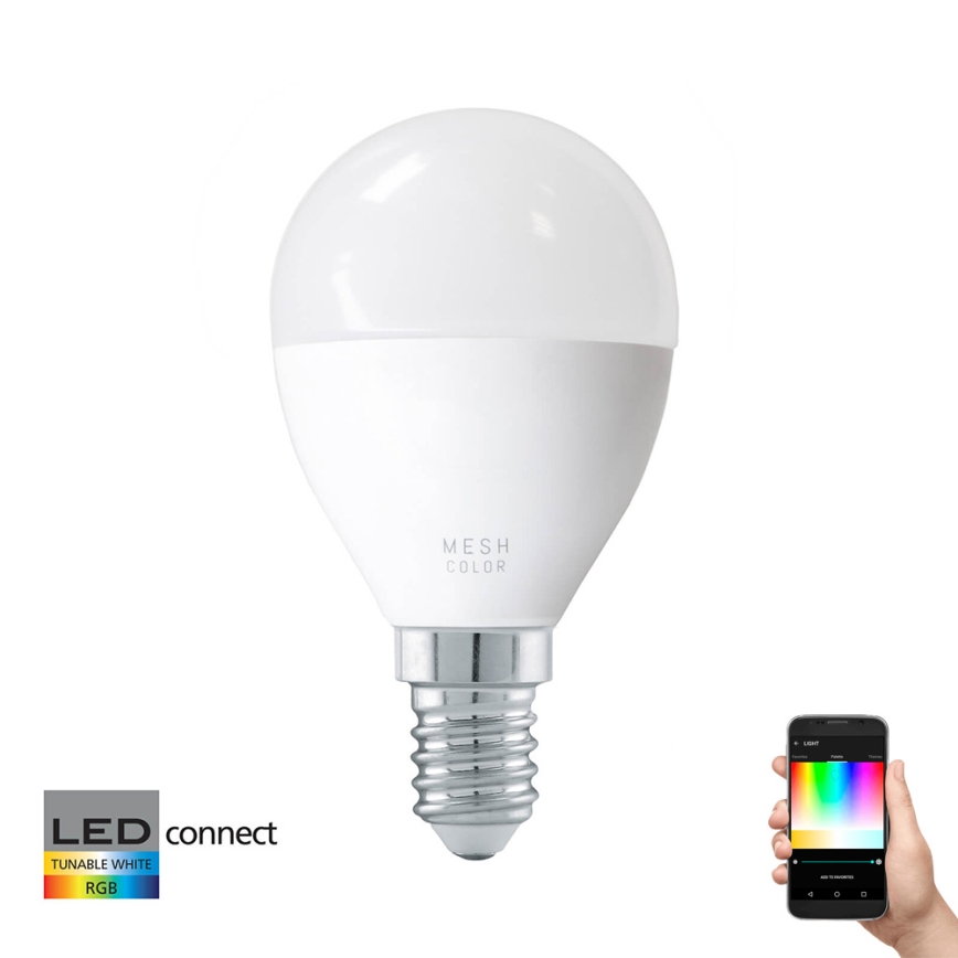 LED RGB-lamp CONNECT P50 E14/5W/230V 2700K - Eglo