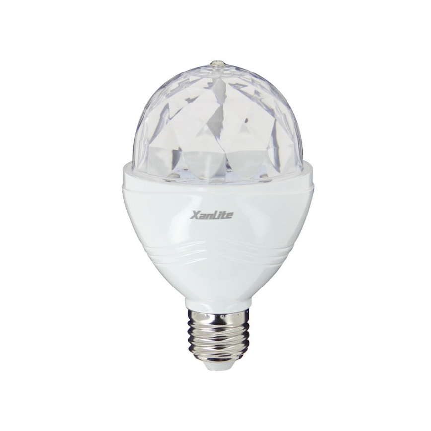 LED RGB Lamp DISCO A60 E27/3W/230V