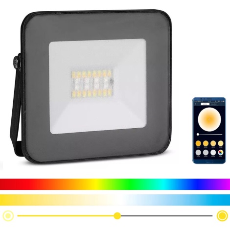 Hiel Cyclopen vervangen LED RGB Schijnwerper LED/20W/230V IP65 zwart | Lampenmanie