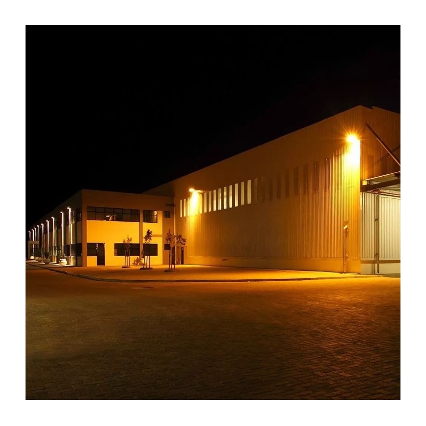 LED RGB Schijnwerper LED/20W/230V IP65 zwart