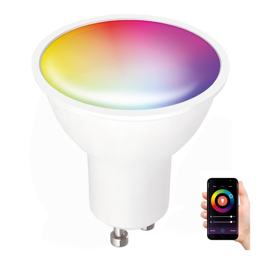 LED RGB Slimme dimbare Lamp GU10/5W/230V 2700-6500K Wi-Fi Tuya