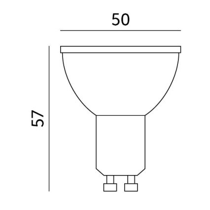 LED RGB Slimme dimbare Lamp GU10/5W/230V 2700-6500K Wi-Fi Tuya