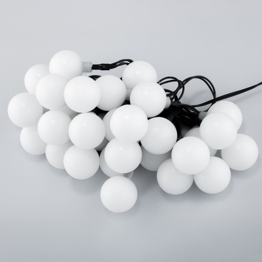 LED RGB Solar ketting PARTY 30xLED/1,2V 400 mAh 3,9 m IP44