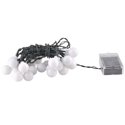 LED RGB Solar ketting PARTY 30xLED/1,2V 400 mAh 3,9 m IP44