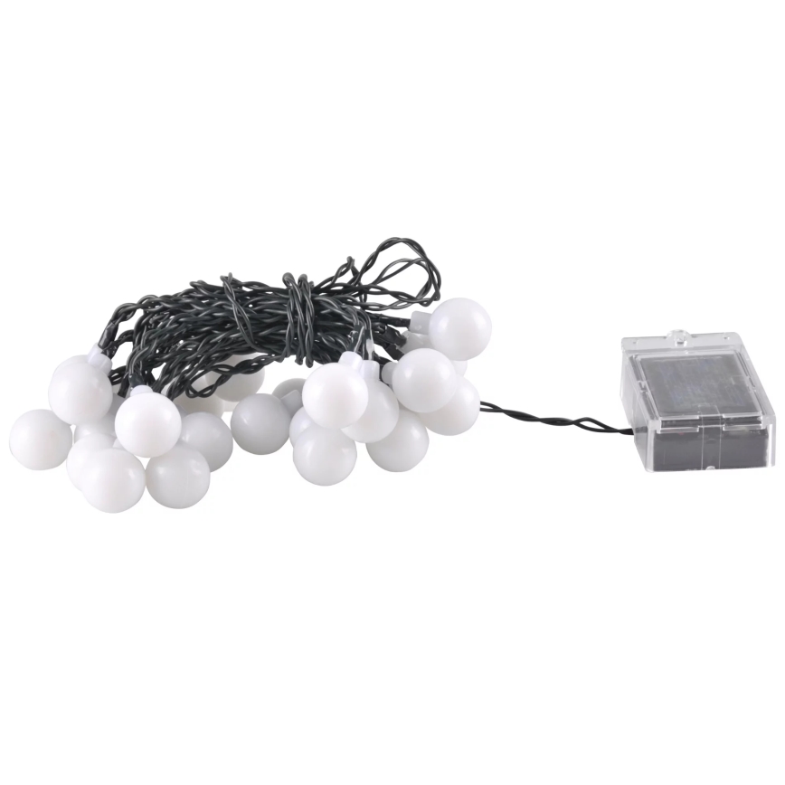 LED RGB Solar ketting PARTY 30xLED/1,2V 400 mAh 3,9 m IP44