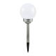 LED RGB Solar lamp BALL LED/0,2W/AA 1,2V/600mAh IP44