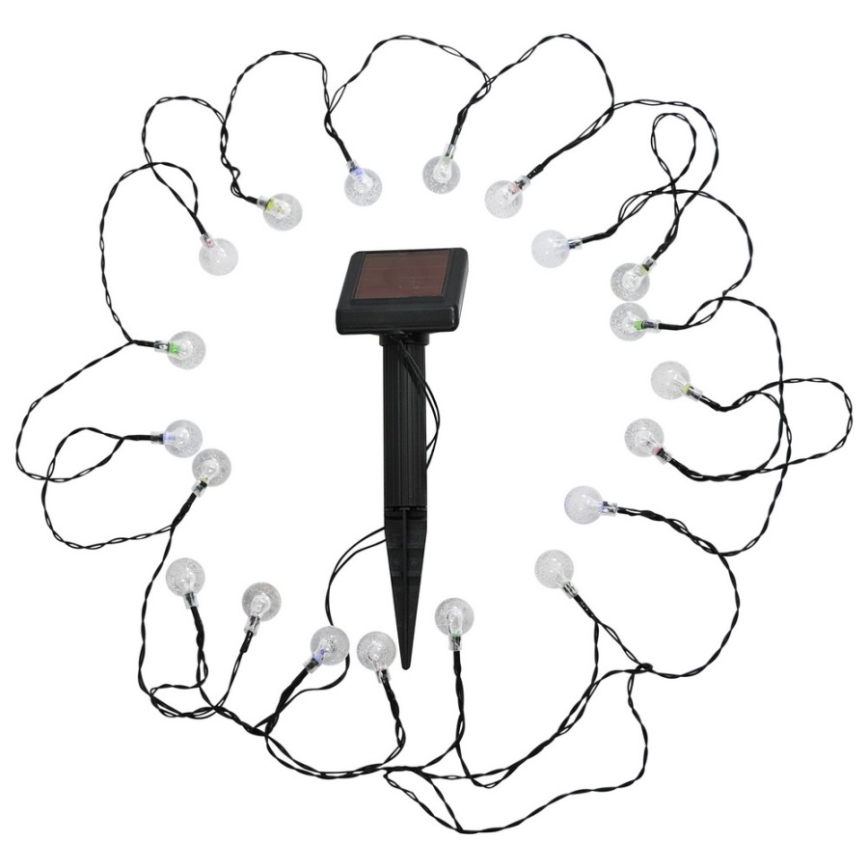 LED RGB Solarverlichting 20xLED/1,2V 300 mAh IP44