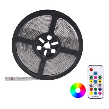 LED RGB Strip dimbaar MAGIC 5 m LED/24W/230V + AB