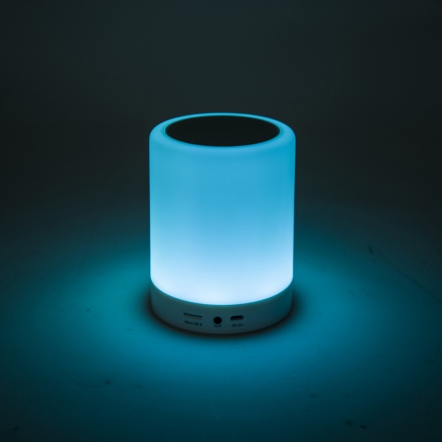 LED RGB Tafellamp dimbaar met luidspreker FUNNY 5W/230V