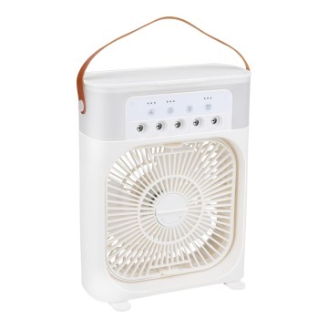 LED RGB tafelventilator met mistfunctie 10W/5V
