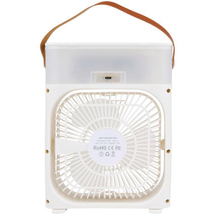 LED RGB tafelventilator met mistfunctie 10W/5V