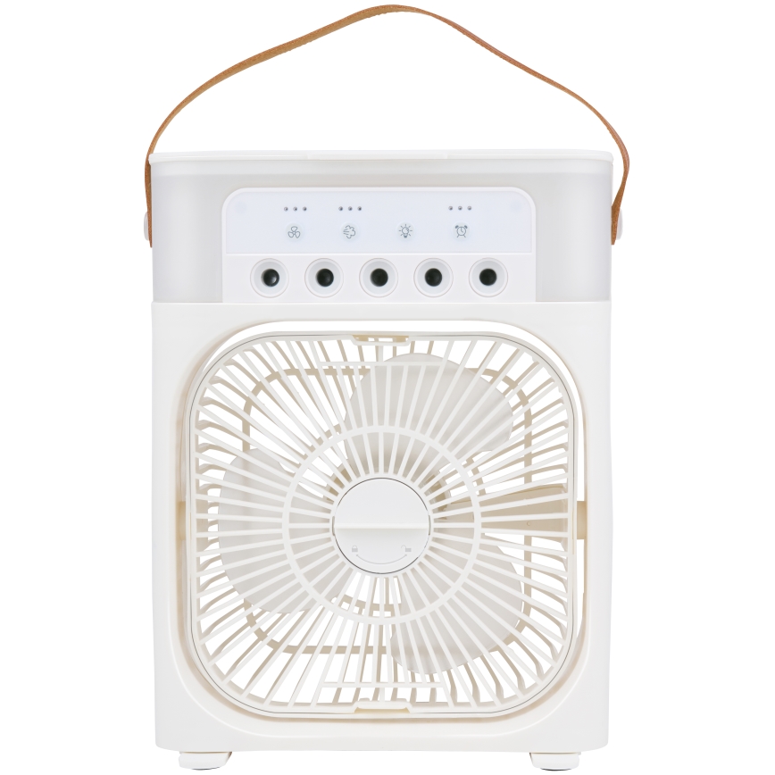 LED RGB tafelventilator met mistfunctie 10W/5V