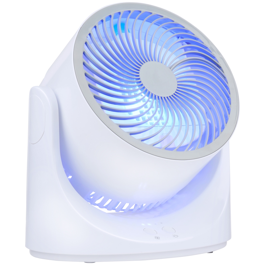 LED RGB tafelventilator met mistfunctie 5V