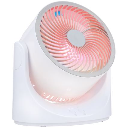 LED RGB tafelventilator met mistfunctie 5V