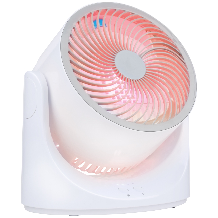 LED RGB tafelventilator met mistfunctie 5V